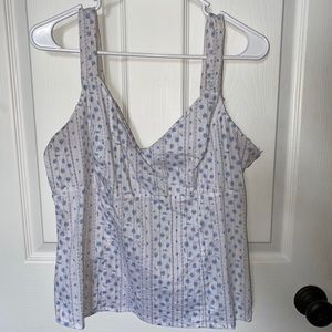 Dress barn floral tank top